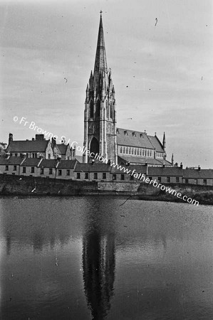 VIEW OF COAST, ST EUGENE'S CATHEDRAL REFLECTED IN WATER